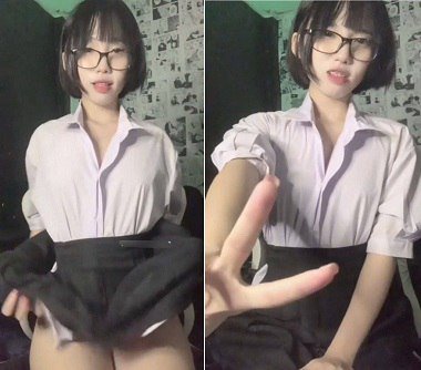 Clip sex em học sinh vú nhỏ làm tình