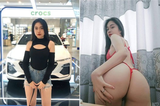 Làm tình mông to tròn doggy muốn bắn trong